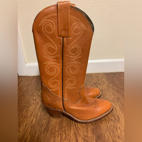 Vintage Frye women’s boots 5.5 Western Style # 7065. - Picture 4 of 7